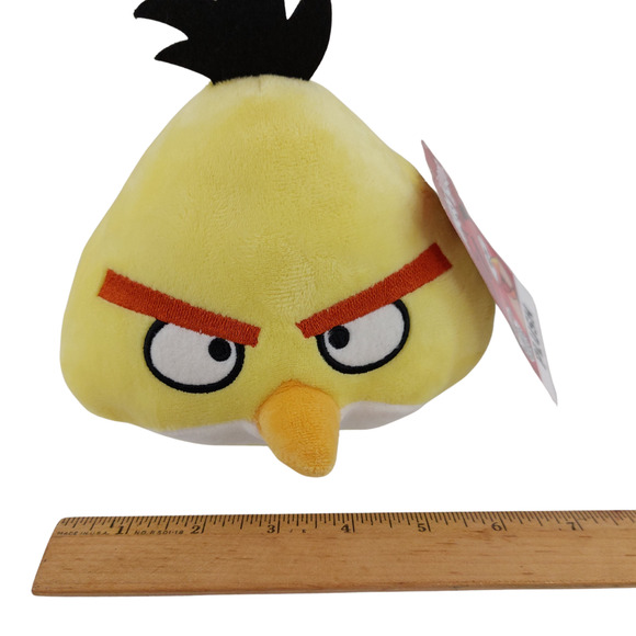 Angry Birds Yellow Chuck Plush Toy Stuffed Animal 5” Rovio Soft Doll New w/ Tag - Picture 12 of 12